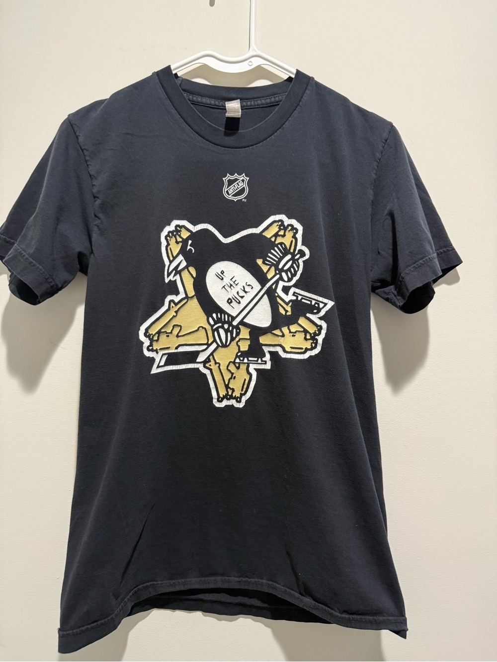 Anti-Flag NHL Pittsburgh Penguins Drop Pucks Not Bombs Graphic Band Tee Shirt